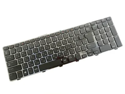 

Laptop keyboard for dell 5720 7720 N7110 17R L702X Vostro3750 series US keyboarded with backlit black and gray