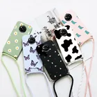 Ремешок для Xiaomi Poco X3 NFC, мягкие чехлы для ожерелья POCO X3 Pro, Poco X 3 PocoX3 NFC 6,67 дюйма, чехол с ремешком через плечо