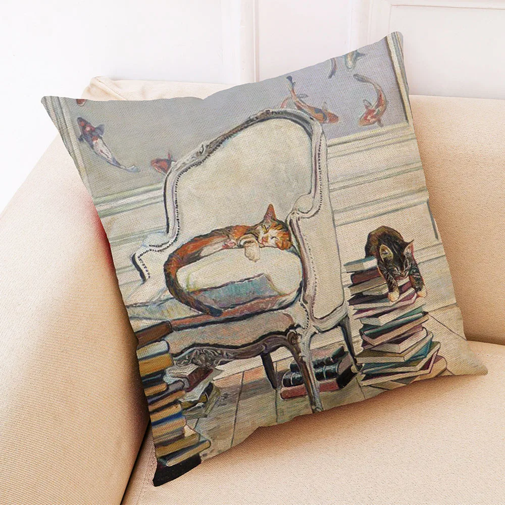 

Из хлопка и льна квадратные декоративные для дома Подушка Чехол Диван талии Чехлы предметы домашнего обихода Бытовая текстильная продукци...