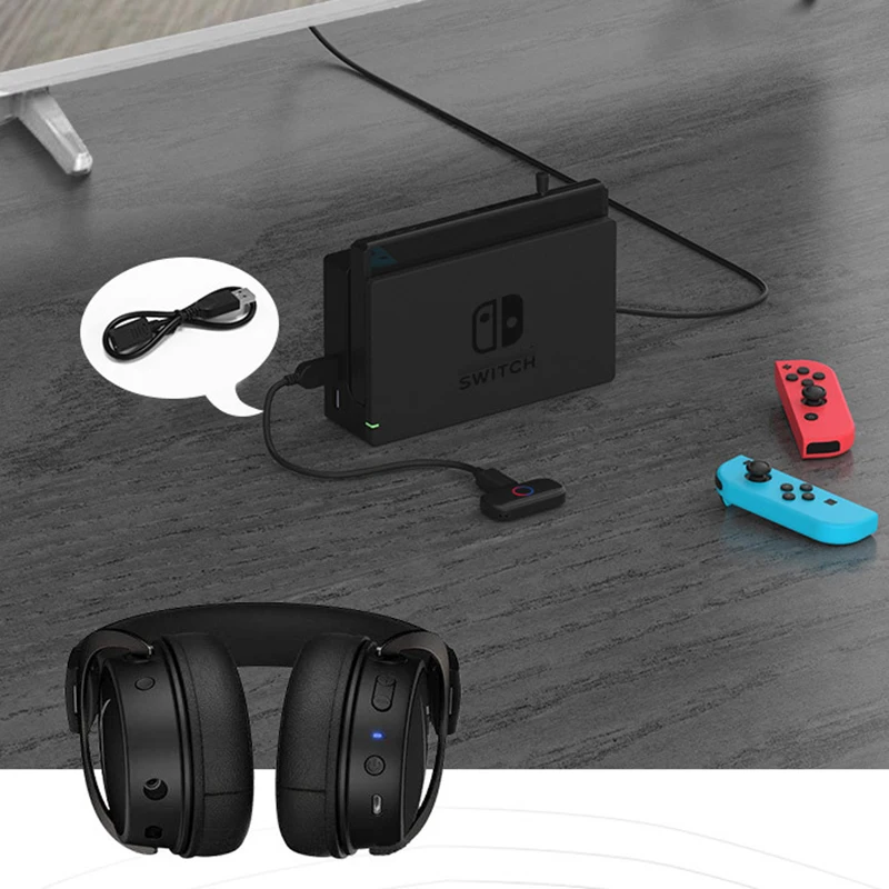 Беспроводной Bluetooth o передатчик USB PD2.0 адаптер для Nintendo Switch совместим с наушниками