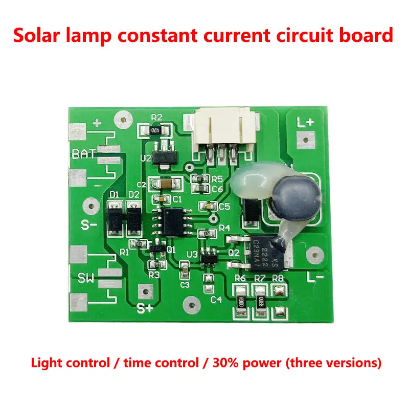 Плата управления солнечной лампой на литиевой батарее 3 7 В 4 11 1 плата постоянным