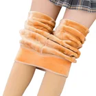 Леггинсы женские зимние, вельветовые, до щиколотки, с высокой талией, эластичные, толстая обмотка