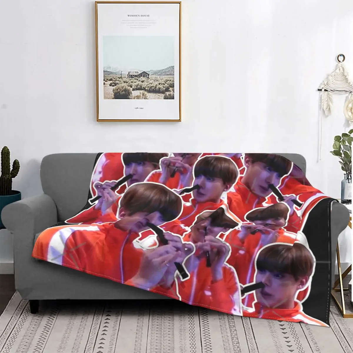 

Одеяло J-Hope с рекордером, покрывало для кровати, плед, пляжное покрывало, аниме одеяло, мусульманский молитвенный коврик