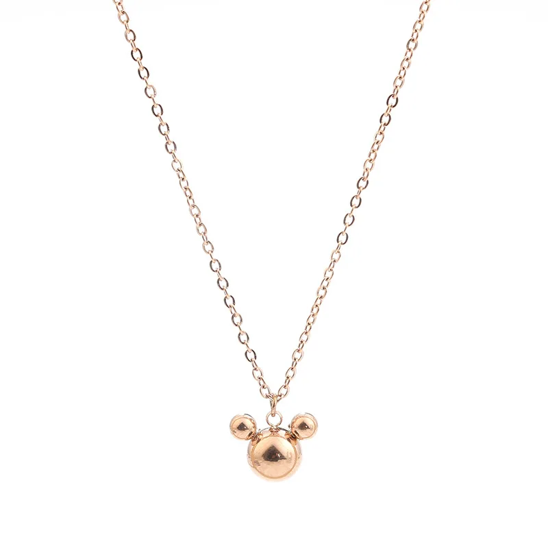 Для женщин розового золота Цвет из титановой стали с героями мультфильмов Kawaii