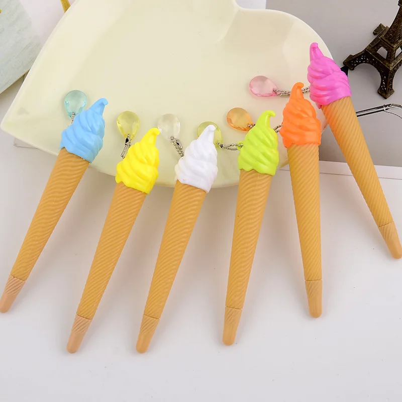 

50 шт. студенческий приз креативные Канцтовары красочные мороженое для укладки волос с чернилами стандартных цветов офисные принадлежности