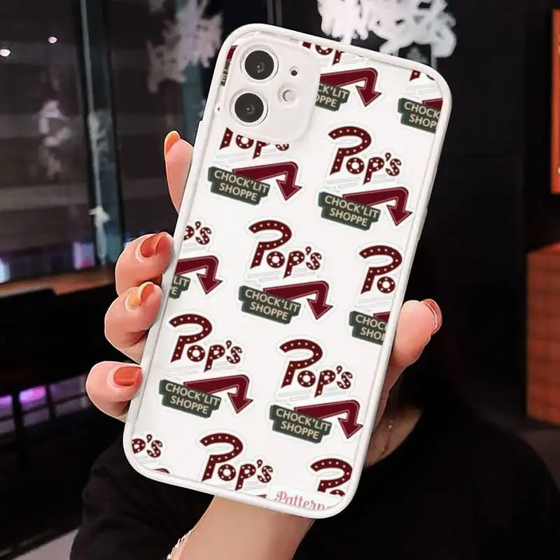 

American TV Riverdale Southside Serpents Phone Case Matte Transparent for iPhone 7 8 11 12 s mini pro X XS XR MAX Plus cover