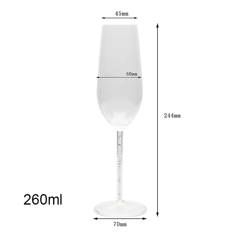 2 шт. стеклянные бокалы для вина 260 мл | Дом и сад