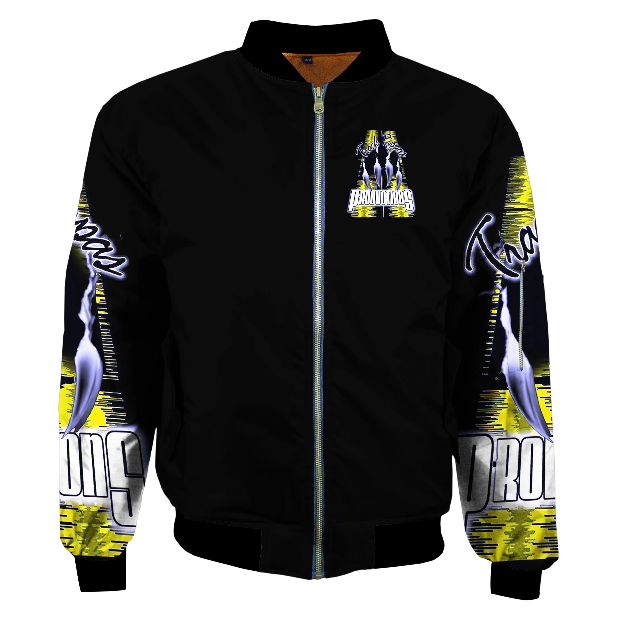 

2021 Keep warm in winter nylon and cotton men's custom aviator bomber jacket