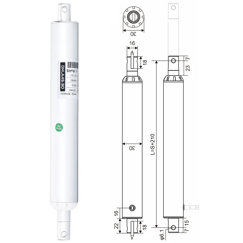 Набор электродвигателей с ходом 450 мм и радиочастотным контроллером двигателя 433