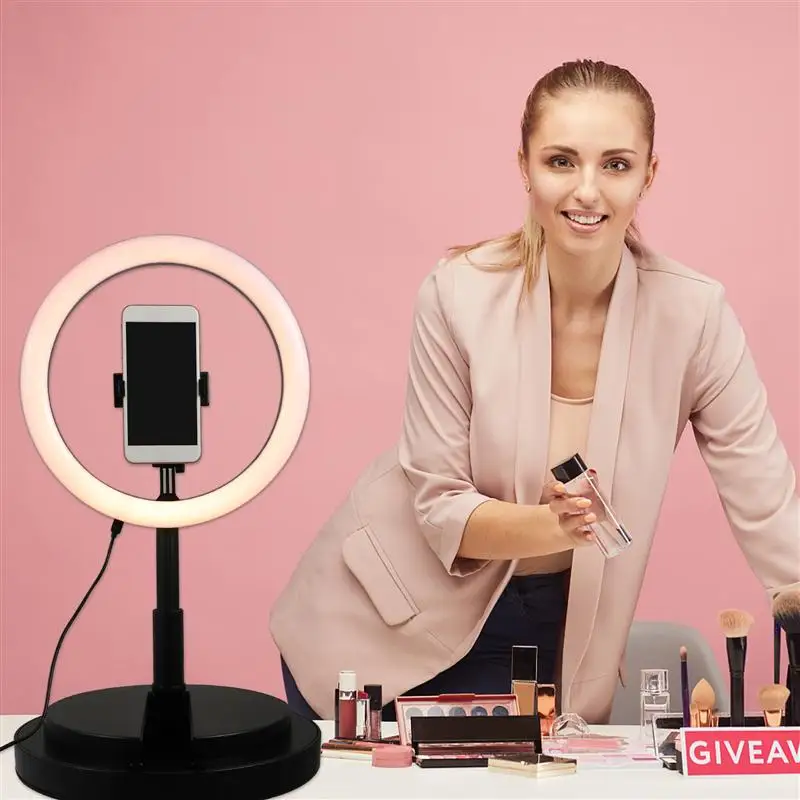 

1pc Foldable Led Light Anchor Beauty Lamp Led Ring Light Folding Fill Light