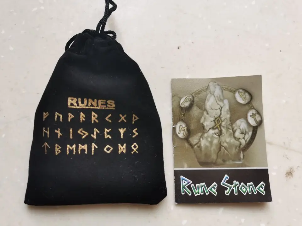 Натуральный Руна камни комплект ювелирных изделий полированный гравированный