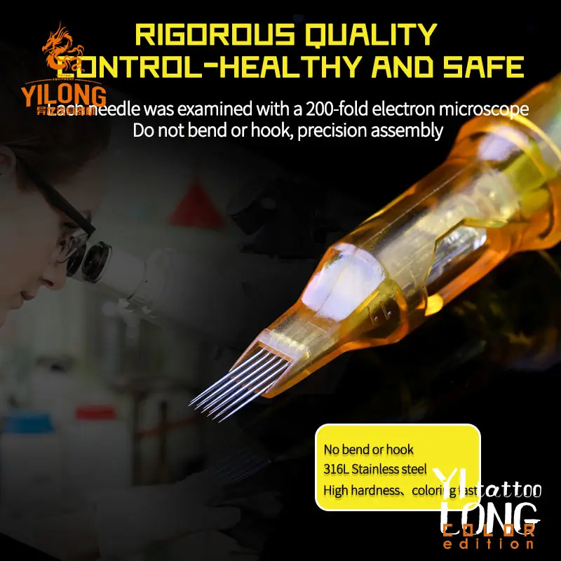 Стрекоза Ⅱ 20 штук одноразовые полу перманентный макияж татуировки иглы RL/RM/M1/RS