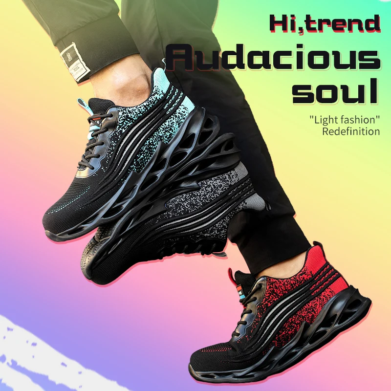 Мужские рабочие ботинки со стальным носком защитная обувь мужские повседневные