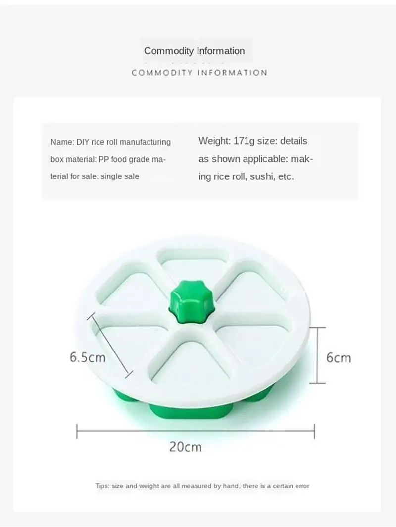 

Triangular Sushi Mold Rice Ball Food Press Maker Sushi Onigiri Maker DIY Sushi Mould Japanese Bento Accessories Kitchen Gadget