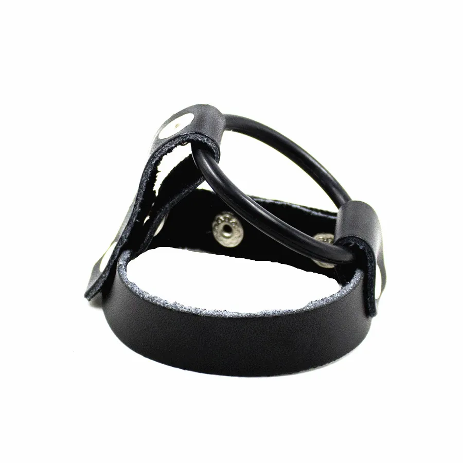 Фетиш мягкое резиновое кольцо на Пенис задержки кожаный ремешок пенис одежда