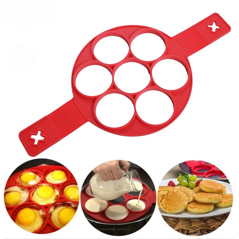 

Kitchen Utensil Gadget Accessories Pancake Maker Silicone Mold Nonstick Cooker Pan Flip Eggs Mould Kichen Cooking Tool Supplies