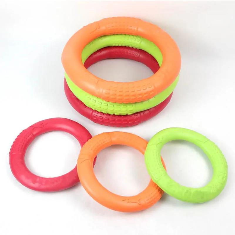 

Pet Dog Training Ring Puller Resistant Bite Floating Dog toys Interactive Game Playing Products Supply
