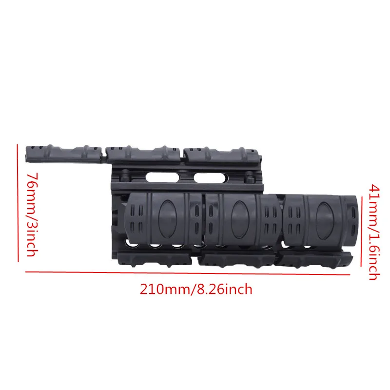 Тактический AK Handguard RIS Quad Rail System стандартный Пикатинни Вивер крепление рельсового