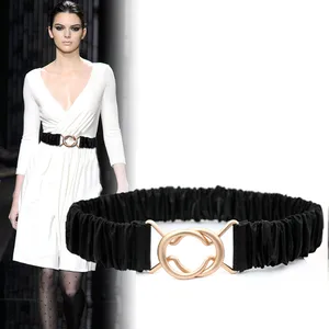 Женский эластичный пояс для платья, эластичные поясные ремни, популярный черный мягкий ремень из искусственной кожи для пальто, женские подарки, для вечеринки