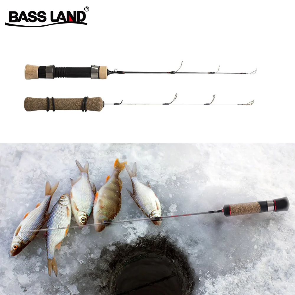 Bassland спиннинговая удочка для зимней подледной рыбалки ссветильник легкая 41 см 50