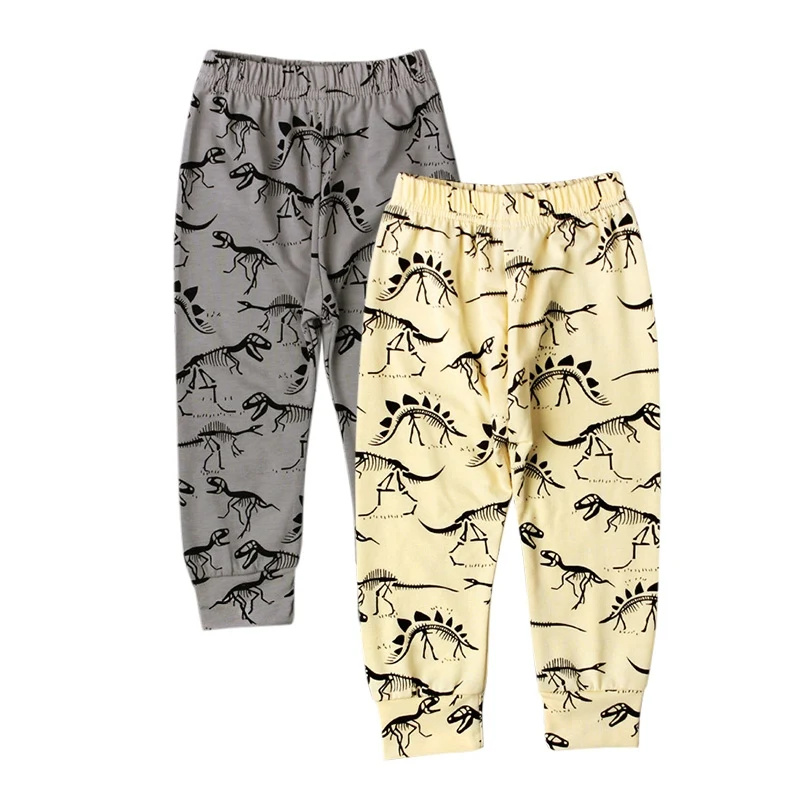 Брюки Детские весенне летние повседневные милые штаны с рисунком монстра два