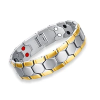 emf protection germanium magnetic bracelet quantum energy bio health bracelet fashion jewelry for men