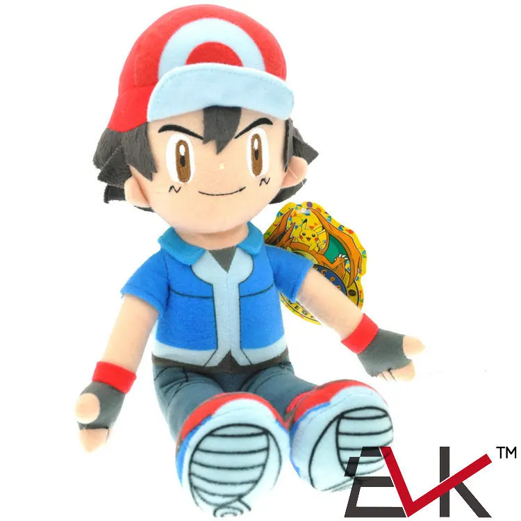 TAKARA TOMY Покемон 33 см Япония мультфильм аниме пепел Кетчум Мягкие плюшевые игрушки покемон плюшевые куклы игрушки подарки для детей