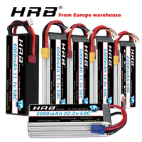                       HRB Lipo 5000mah 6000mah 3300mah 2200mah 11 1 50C lipo                  XT60 deans                                                                                                        