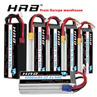 Аккумулятор HRB Lipo 3S 4S 6S 5000 мАч 6000 мАч 3300 мАч 2200 мАч 11,1 В 50C lipo с разъемом XT60 deans, для радиоуправляемой машинки, вертолета, дрона, лодки