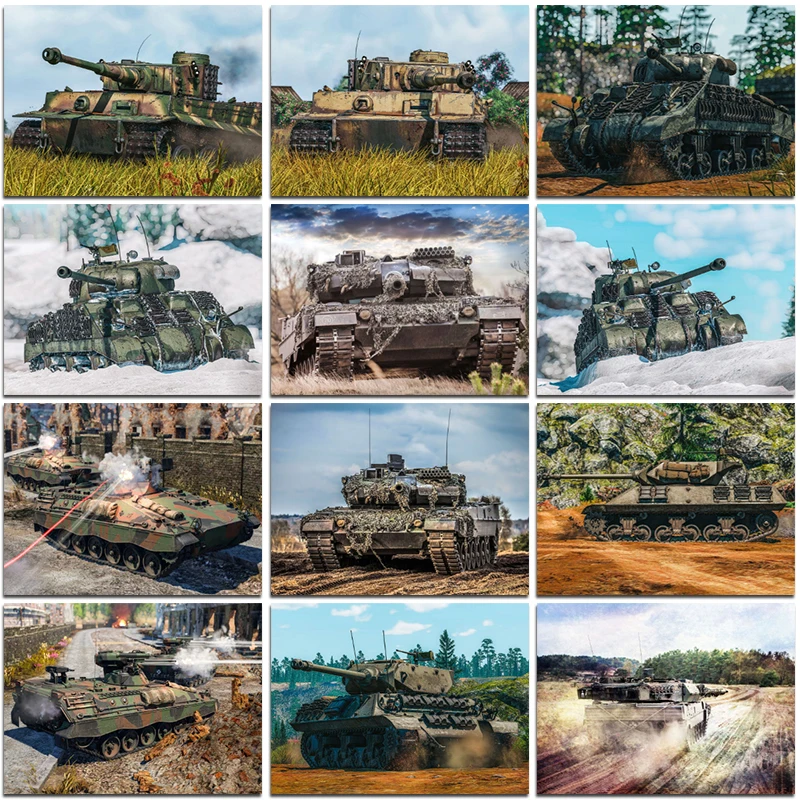 

Полноразмерная алмазная живопись, немецкий военный автомобиль, Круглый боевой танк, стразы, вышивка крестиком, Алмазная мозаика, домашний д...