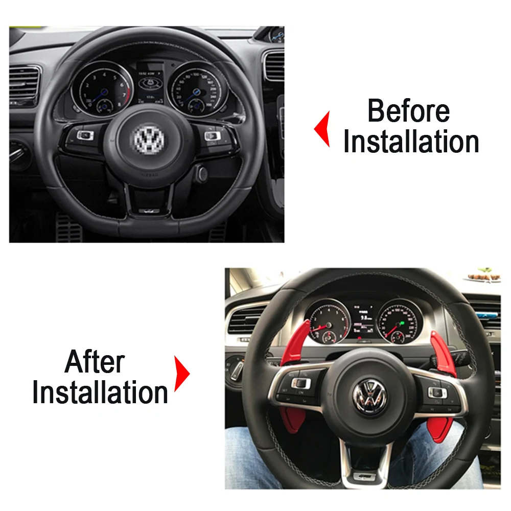 Весло переключения передач для Volkswagen GLI GTE GTD R RLINE Scirocco POLO MK6 Golf7 MK7 MK7.5 автомобильные