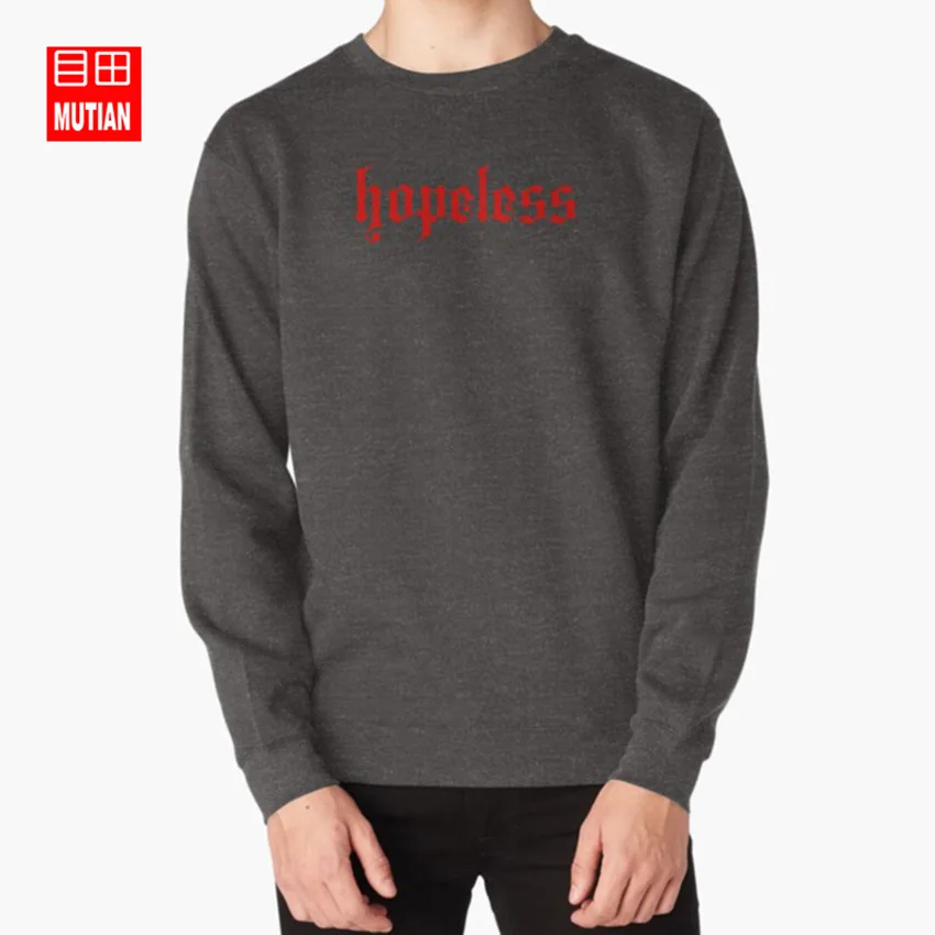 Hopeless толстовки, свитшоты halsey hfk hopeless founate kingdom strangers 100 буквы now or never - Цвет: darkgrey-sweatshirt