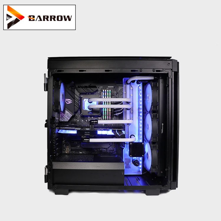 Курган водяного охлаждения цистерна для CORSAIR 570X компьютер чехол RGB прозрачная Емкость 5v 3pin светильник 427,64x82,5x18 мм CR570X-SDB