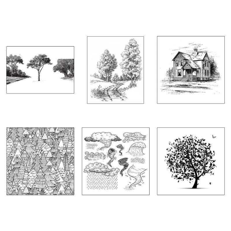 

Clear Seal Stamp Tree House Silicone DIY Embossing Photo Album Decorative Paper Card Craft Scrapbooking Stamp My Account