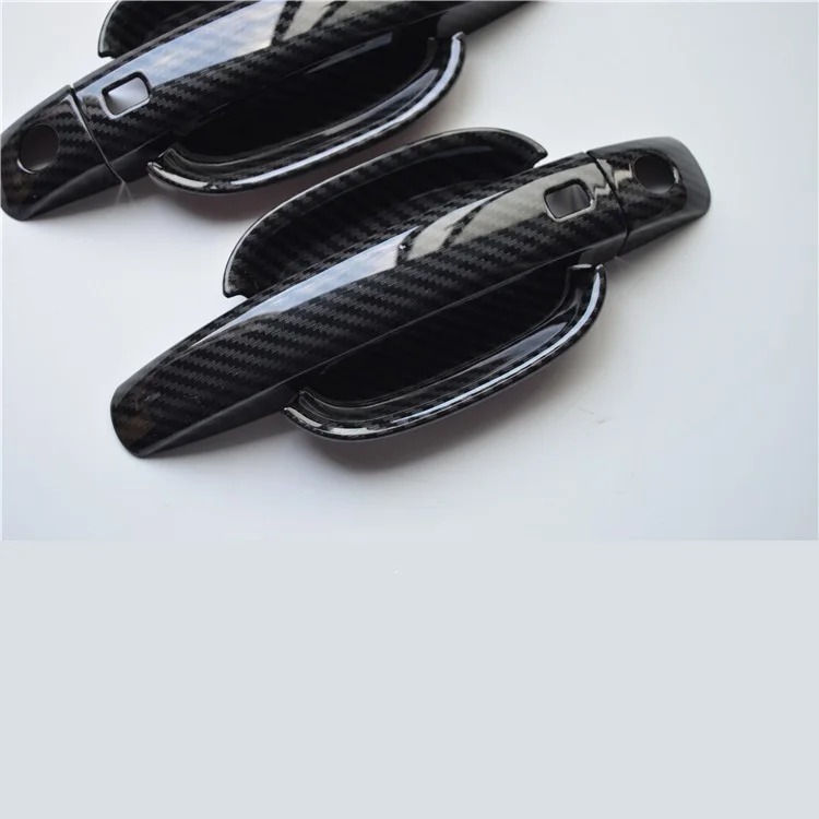 Крышка ручки двери автомобиля из углеродного волокна внешняя чаша для Audi Q5 2009 2010
