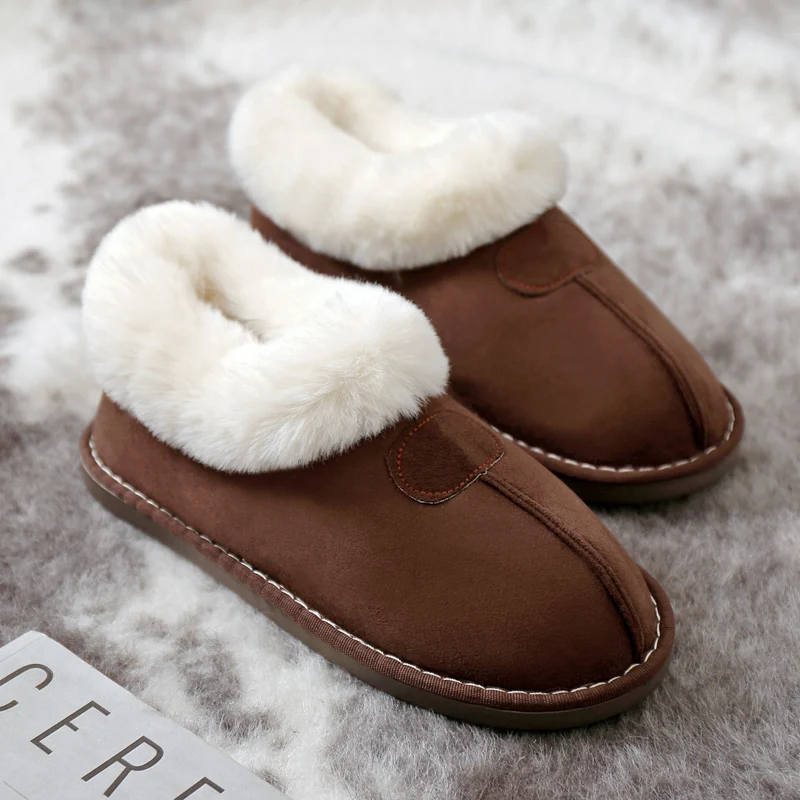 

Women Winter Warm Ful Slippers Women Slippers Cotton Sheep Lovers Home Slippers Indoor Plush Size House Shoes Woman wholesale