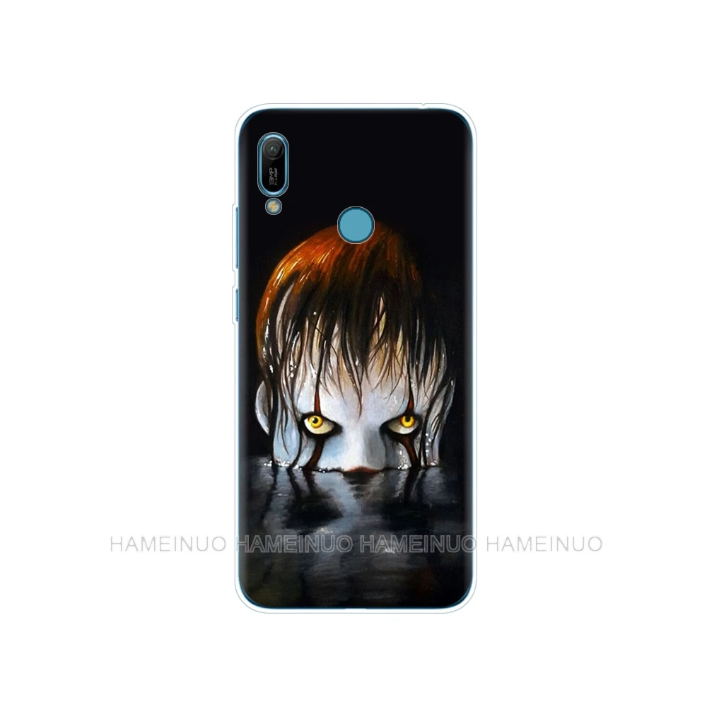 Силиконовый чехол для телефона huawei Y5 Y6 Y7 Y9 PRO PRIME honor 8s 8a 20 LITE PRO 10i view 20 V20 coque The Clown Horror IT - Цвет: 80720