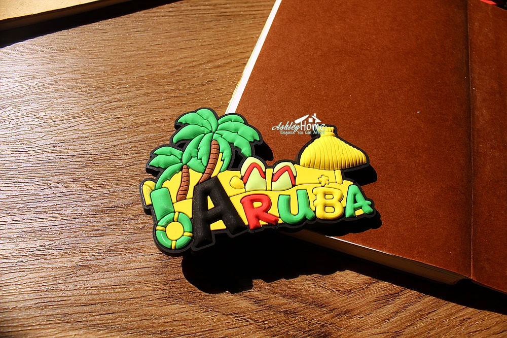 Туристический сувенир ARUBA из Карибского моря 3D резиновая модель идея