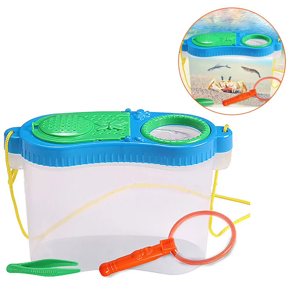 

Children Early Education Toy Insect Feeding Experimental Observation Box Insect Research Plastic Tool Box Set Toys For Fine