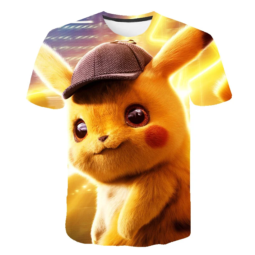 

The Latest Pokemon Series 3D Printed Kids T-shirt 4-14 Y Child Casual Summer Short Sleeve Funny Girls Boys T-shirt Pokmon Tees