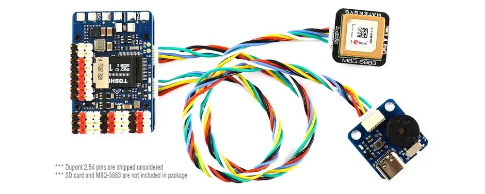 Контроллер полета Mateksys Matek F722 WPX STM32F722 MPU6000 DPS310 Pixel OSD Blackbox F722|Детали и аксессуары| |