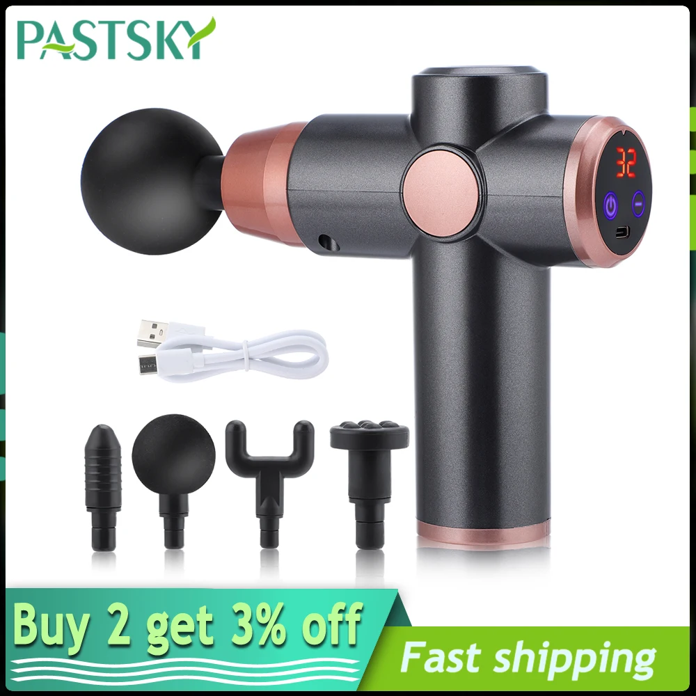 

Мини-массажер для мышц с сенсорным экраном, 32 передачи