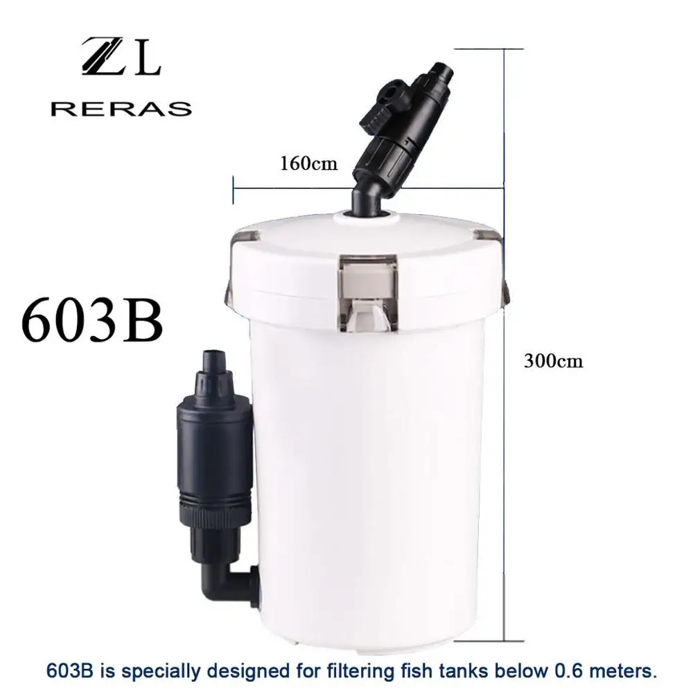 aquarium Fish tank filter ultra-quiet external bucket 602B 603B Multilayer Water Filtration | Дом и сад