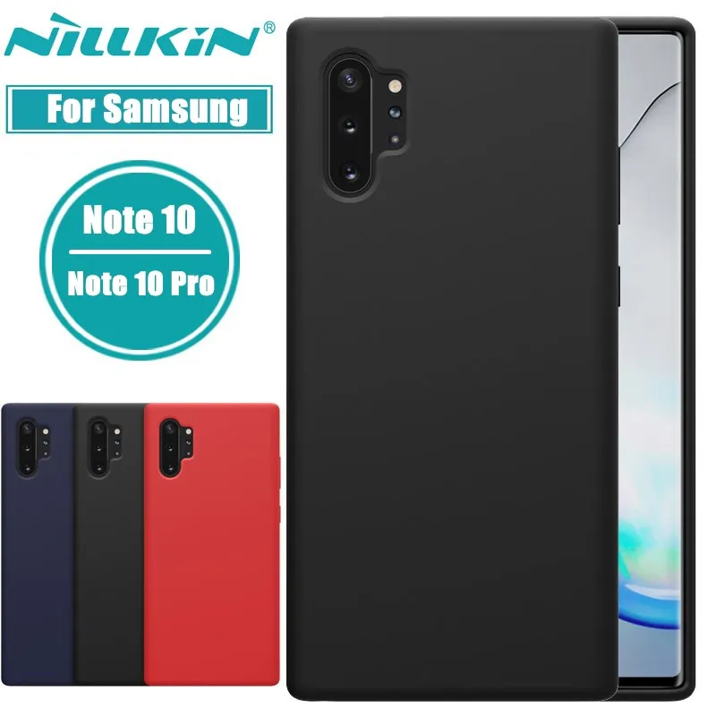 Для samsung Galaxy Note 10 Note10 чехол NILLKIN Flex чистая мягкая Жидкая силиконовая Резина