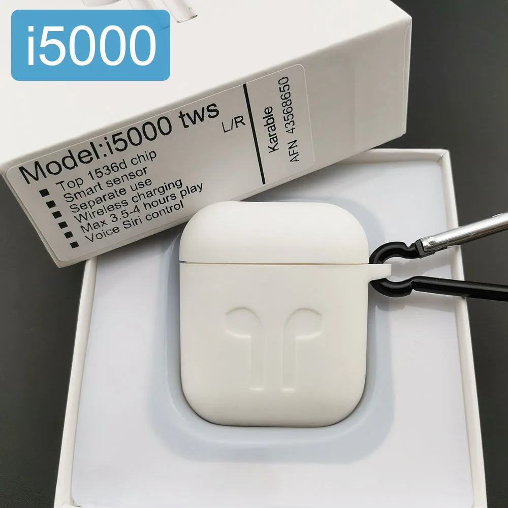 Смарт Сенсор i5000 наушники вкладыши Tws с 1:1 Реплика 2 Беспроводной Bluetooth 1536D PK H1 W1 чип