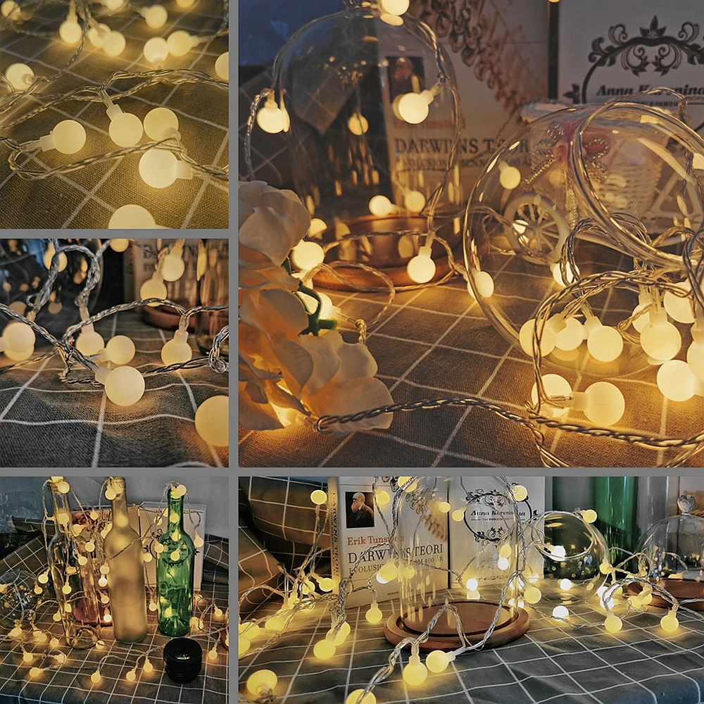 Светодиодная Водонепроницаемая гирлянда с питанием от USB 10 м | Лампы и освещение