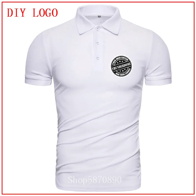 Мужская хлопковая футболка поло с принтом Thunderdome|Поло| |