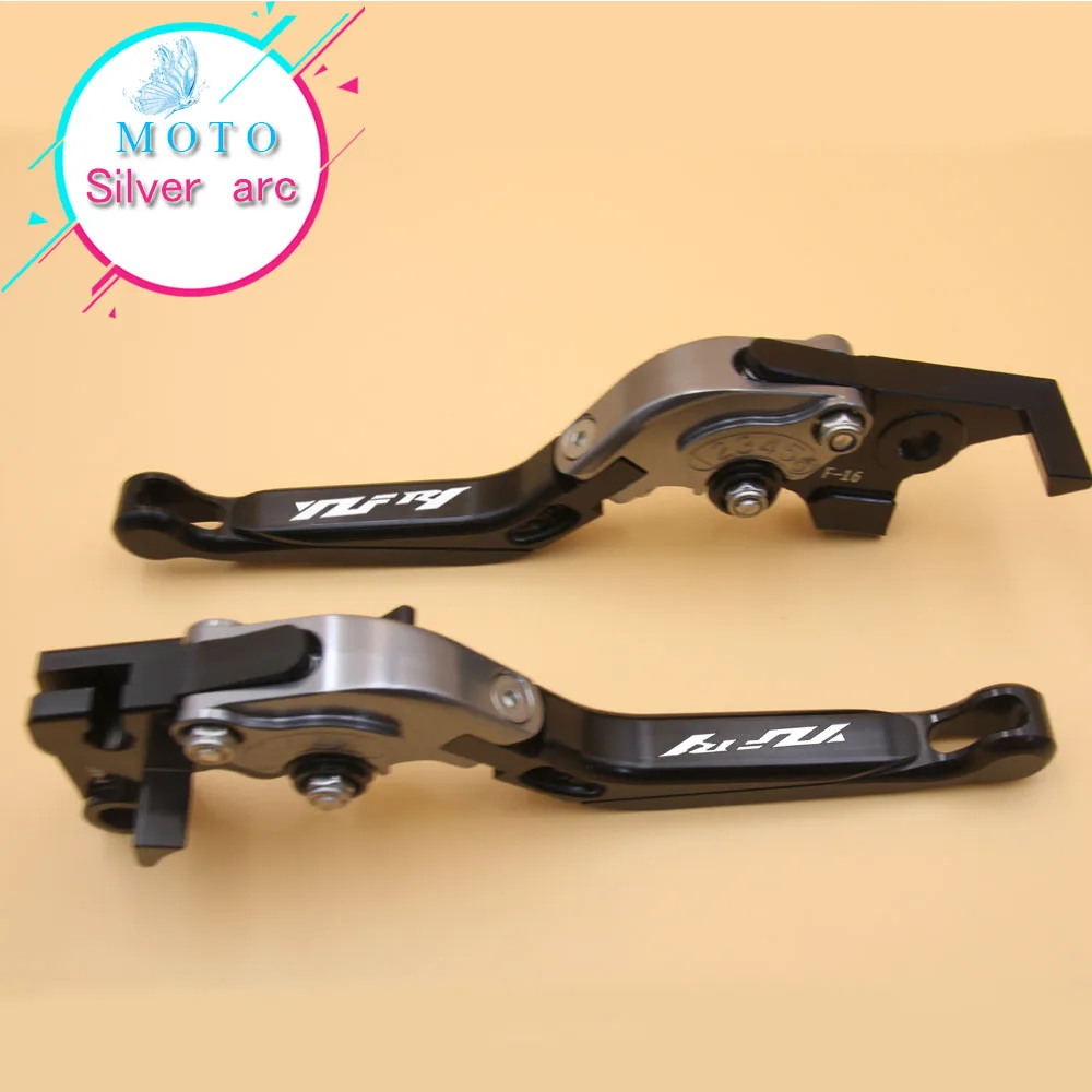 Складной рычаг сцепления для мотоцикла синий + титановый с ЧПУ лазерный логотип