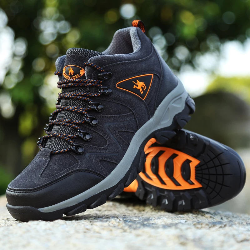 

Men's outdoor leisure sports hiking shoes, four seasons men's hiking shoes, non-slip wear-resistant sports high-top shoes