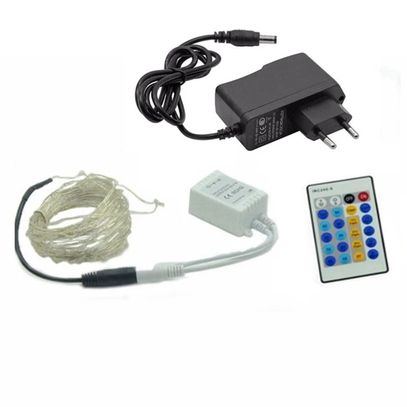 Водонепроницаемая светодиодная гирлянда с дистанционным управлением 12 В